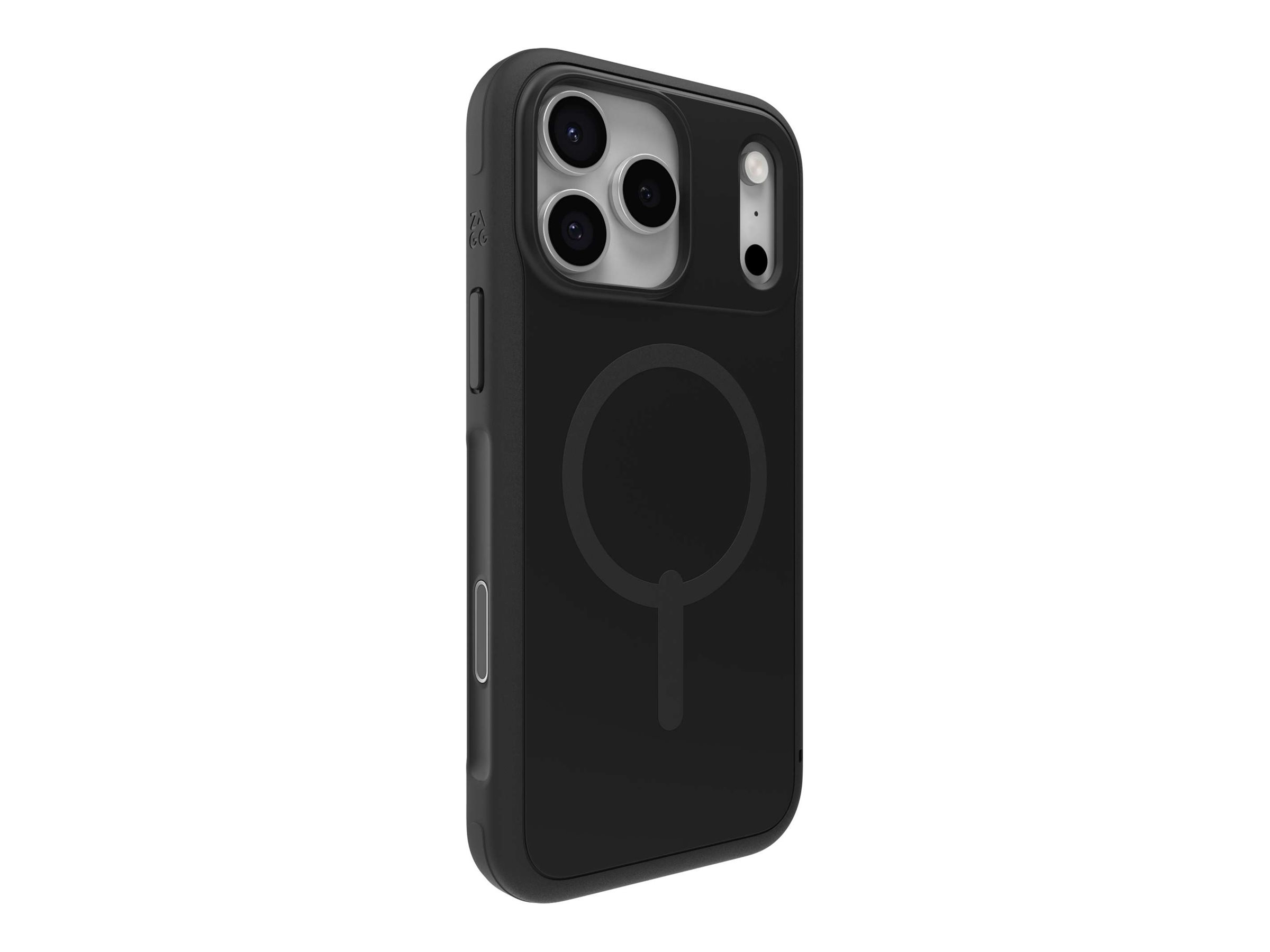 ZAGG Sedona Snap Handyhülle für Apple iPhone 17 Pro Max MagSafe-kompatibel Graphen Flutlicht Schwarz
