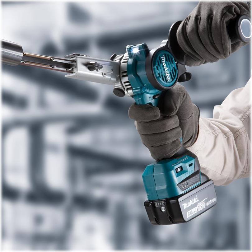 Makita DBS180 Akku-Bandfeile 18 V 9 x 533 mm Schwarz, Blau