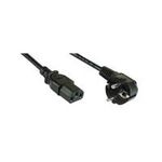 InLine Stromkabel power CEE 7/7 (M) zu power IEC 60320 C13 (16655L)