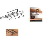 metaltex Tassen-/Becherhalter My-Mug LAVA, matt-schwarz Material: Metall beschichtet, rostbeständig, stoßfest, - 1 Stück (361128000)