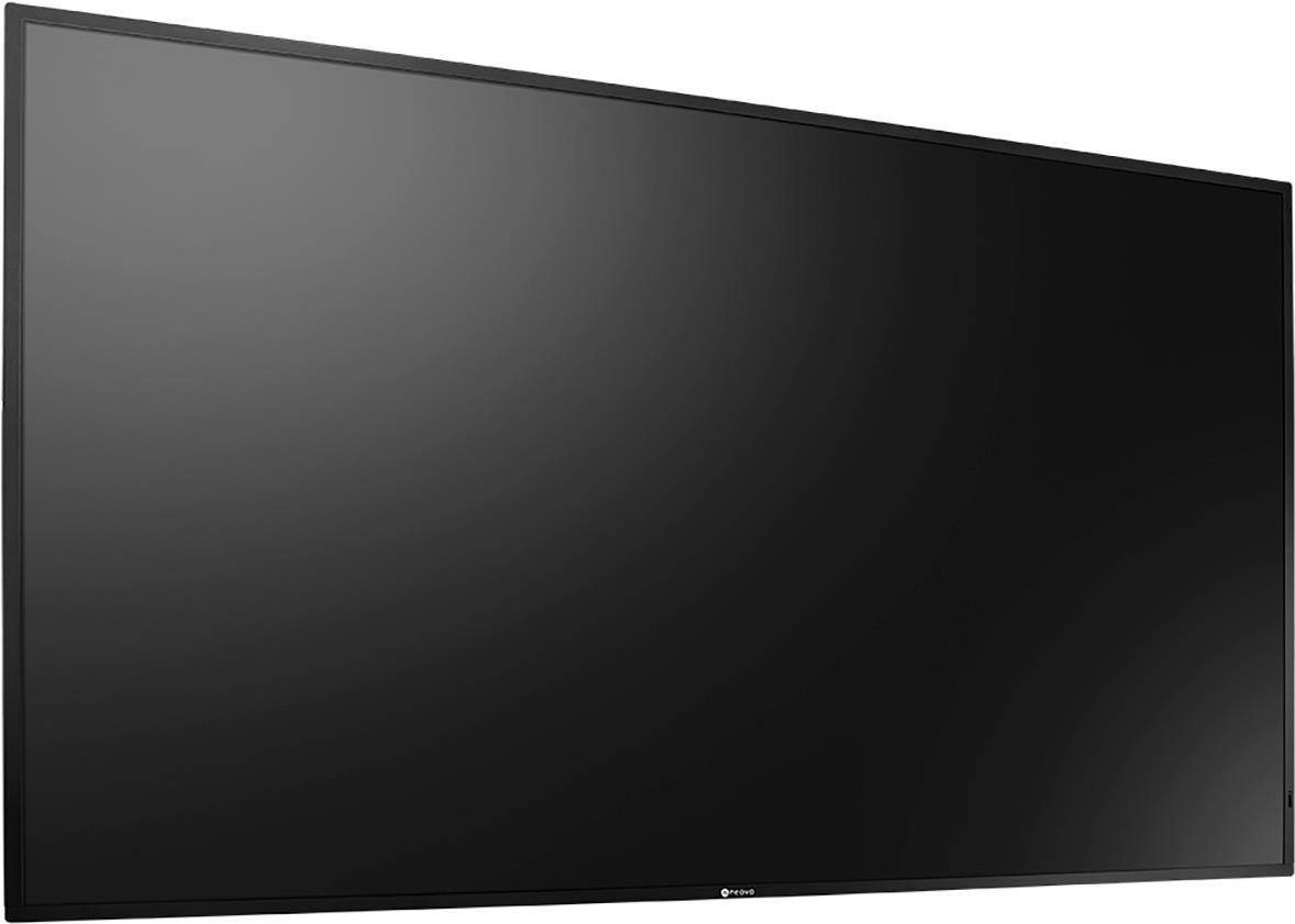 AG Neovo PD-65Q Signage-Display Digital Beschilderung Flachbildschirm 163,8 cm (64.5" ) IPS 4K Ultra HD Schwarz [Energieklasse G] (PD65Q011M000)