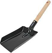 Peggy Perfect Kohle-Granulat-Schaufel, aus Metall Kehrschaufel aus Metall, schwarz, Breite: 105 mm, - 1 Stück (3147)