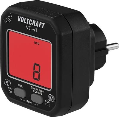 Voltcraft VC-41 Steckdosentester CAT II 250 V LCD (VC-16041165)