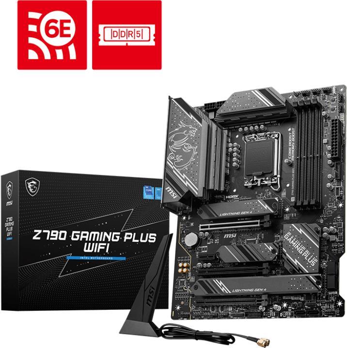 MSI Z790 GAMING PLUS WIFI Motherboard Intel Z790 LGA 1700 ATX (7E06-026R)