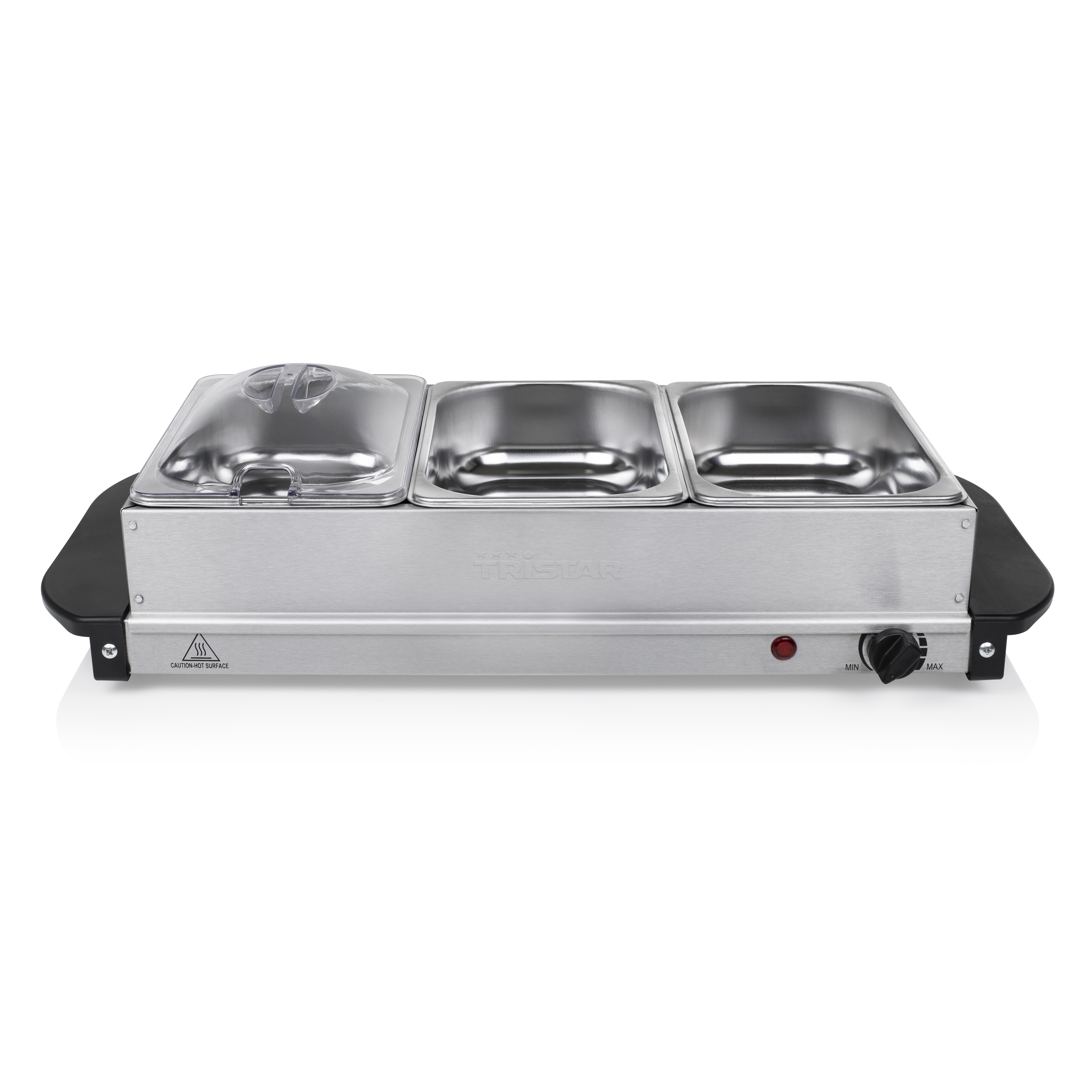 Tristar BP-6283 Buffet-Servierer 200 W 4,2 l Schwarz, Edelstahl