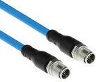 ACT Industrial 5.00 meters Sensor cable M12X 8-pin male to M12X 8-pin male, Superflex SF/UTP TPE cable, shielded (SC4972)