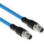ACT Industrial 5.00 meters Sensor cable M12X 8-pin male to M12X 8-pin male, Superflex SF/UTP TPE cable, shielded (SC4972)