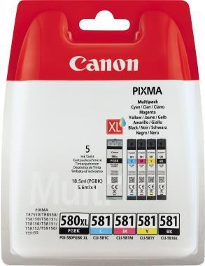 Canon PGI-580 PGBK/CLI-581 CMYBK Multipack 5er-Pack 2078C005