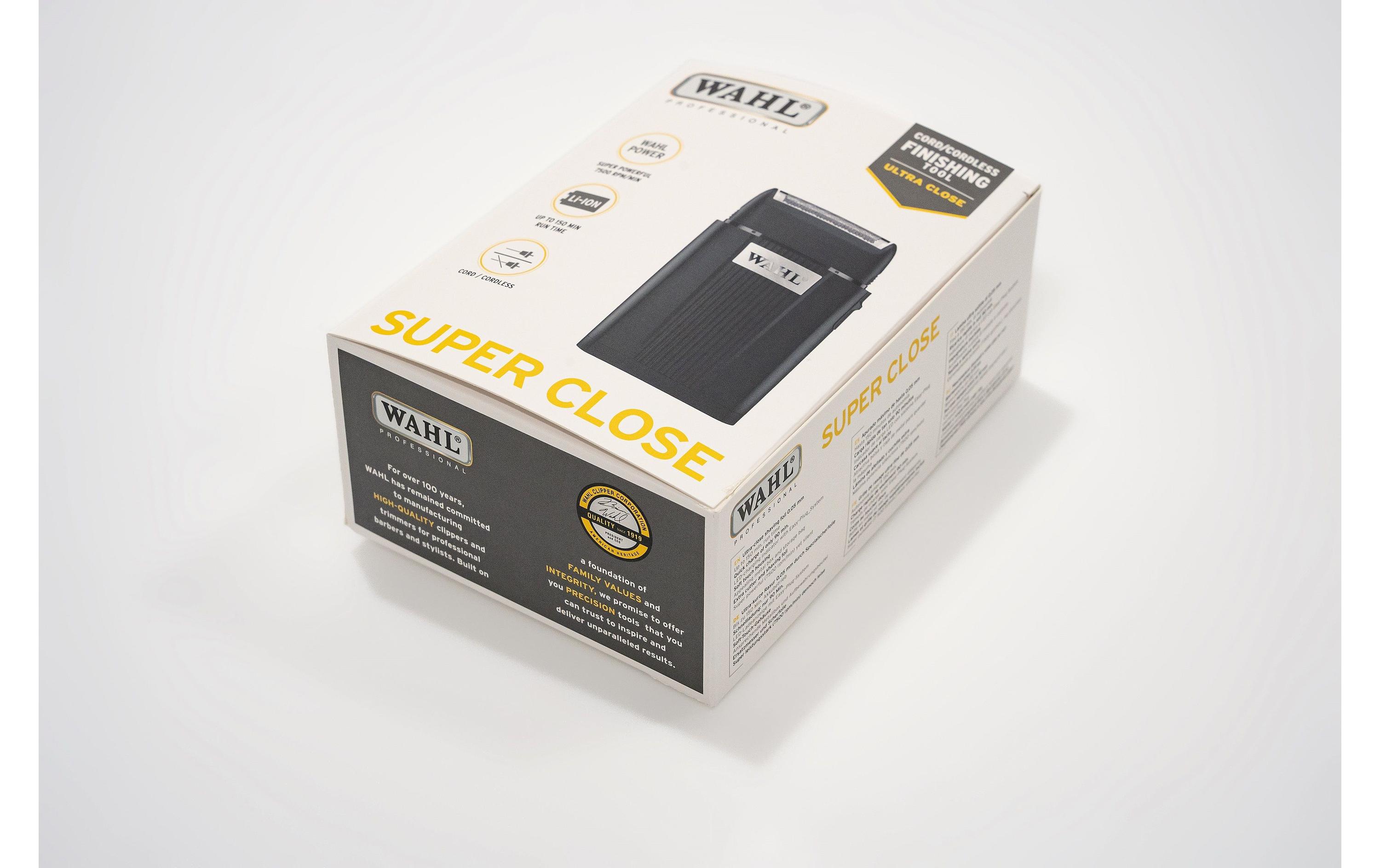 Wahl Finishing Tool Super Close Schwarz