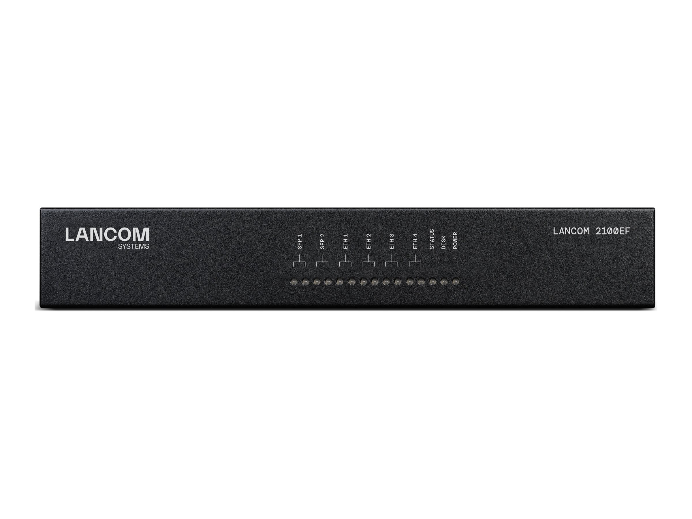 LANCOM 2100EF SD-WAN-Gateway 2x 10G SFP+ 4x 2.5GbE Schwarz