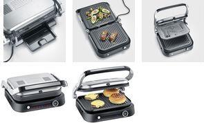 Severin KG 2395 Kontaktgrill Schwarz/Silber (KG 2395)