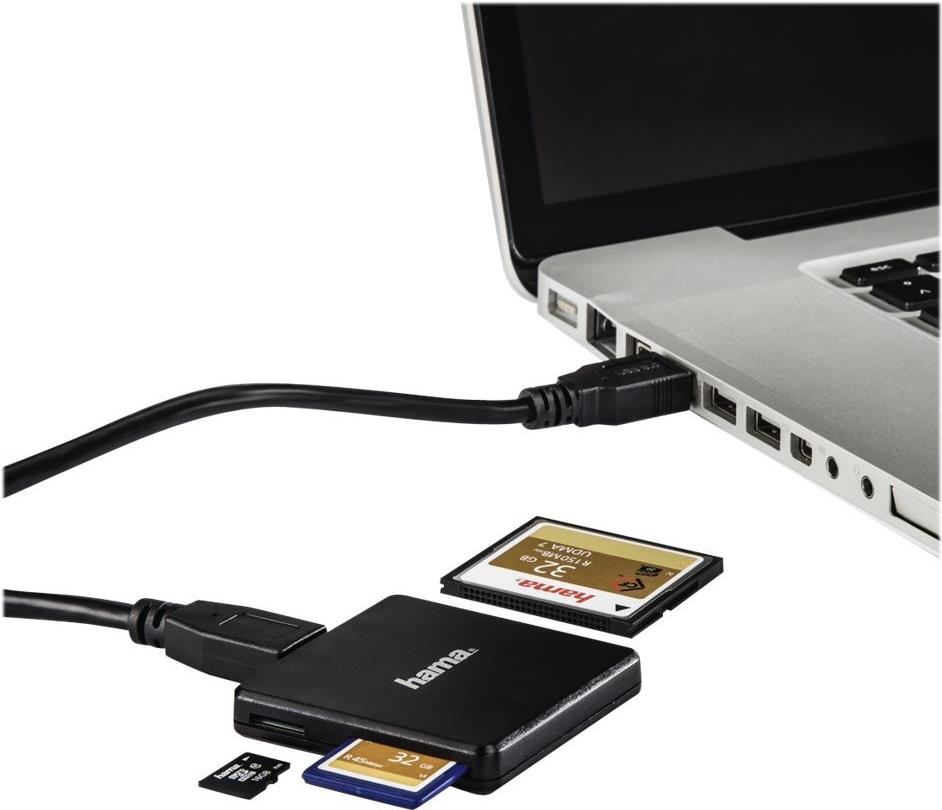 Hama USB 3.0 Multi-Card Reader Schwarz