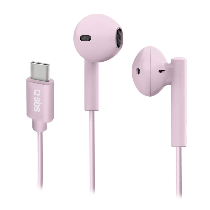 SBS Mobile TEEARTYCMIX65P Kabellose In-Ear Kopfhörer USB Typ-C Pink