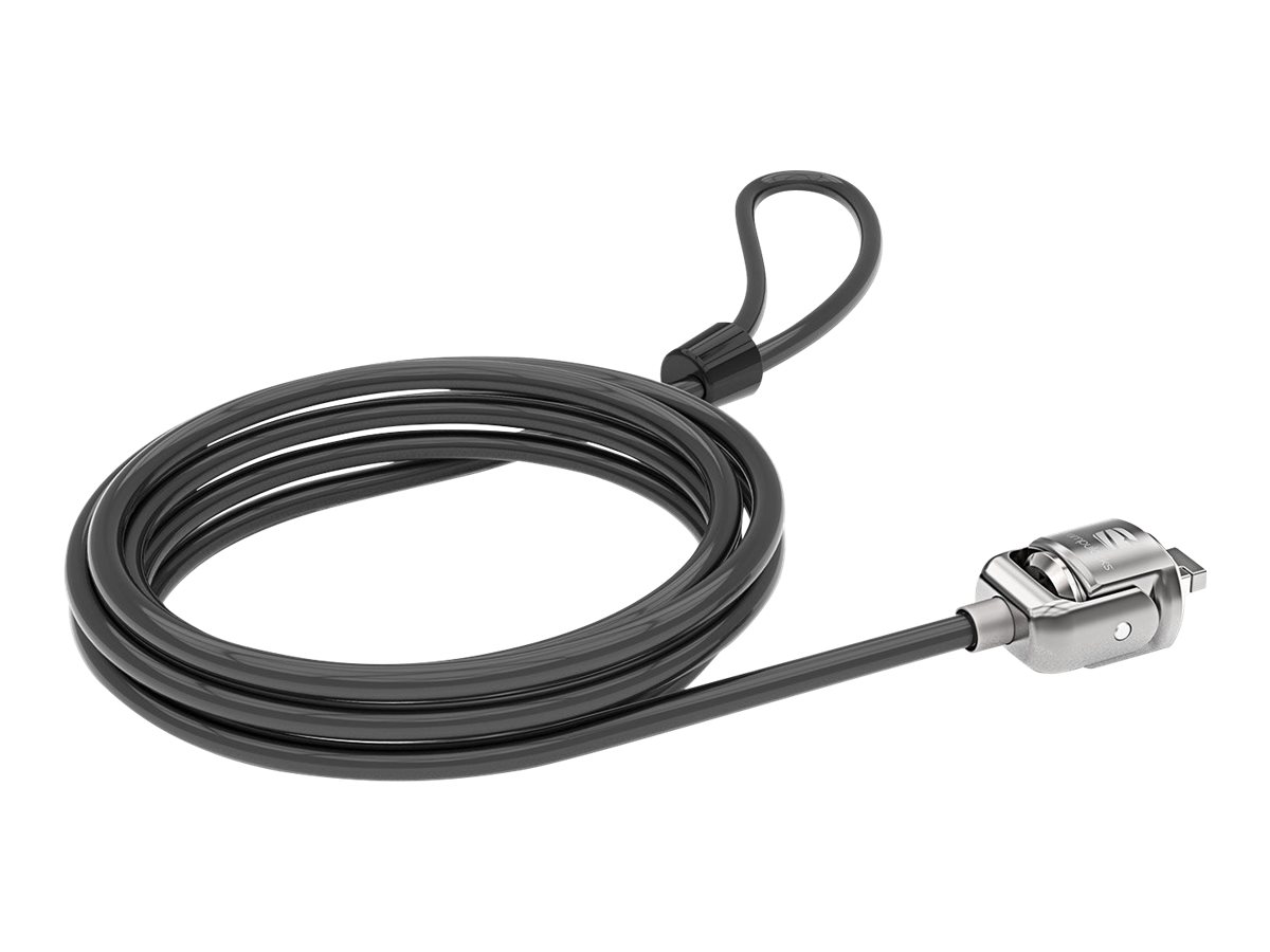 Compulocks CL15 T-bar Security Keyed Cable Lock Schwarz, Silber