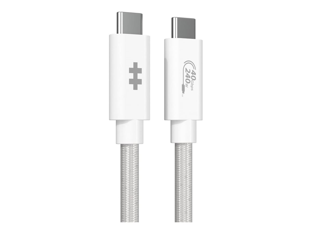 HYPER HyperDrive Next USB4 Performance Kabel USB-C 1,2 m 40 Gbit/s 240 W Weiß