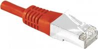 EXERTIS CONNECT Patchkabel F/UTP, CAT.6a, rot, 0,5 m