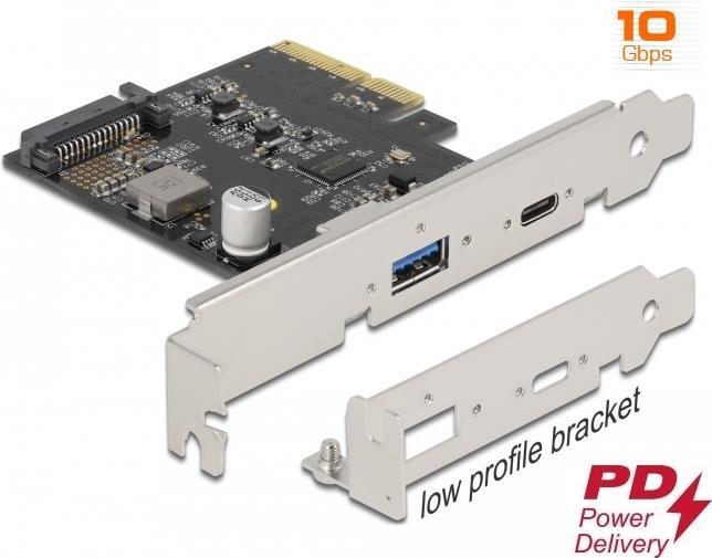 DeLOCK USB-Adapter PCIe 3.0 x4 Low-Profile (90011)