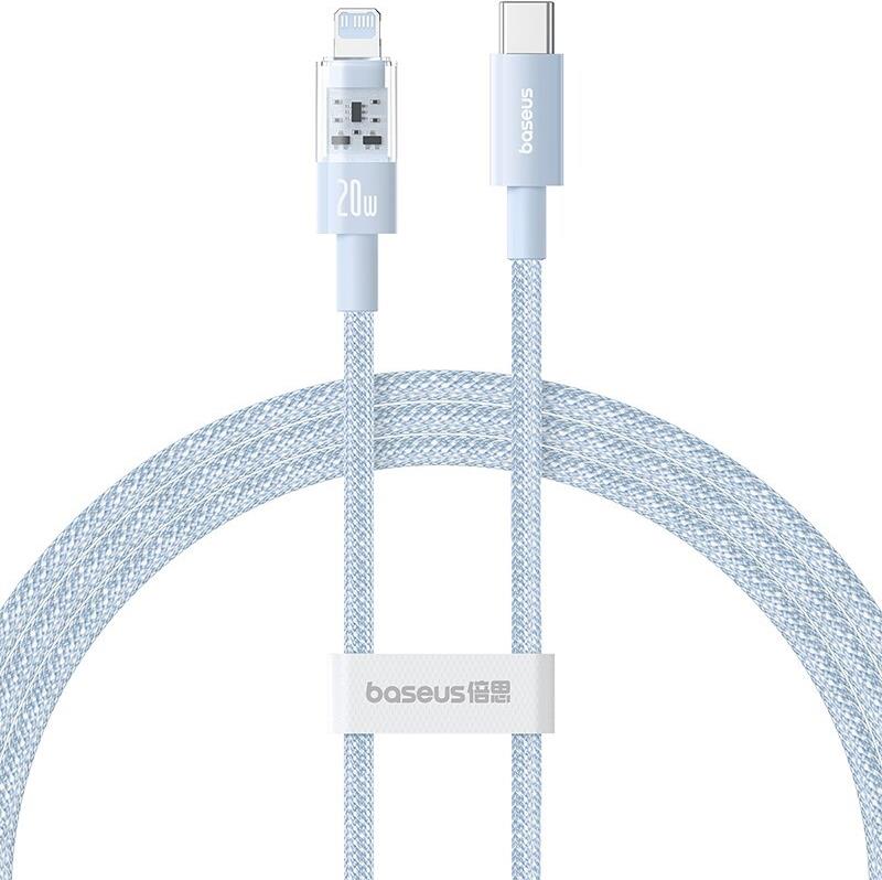Baseus Gem USB-C zu iP Schnellladekabel 1 m 20 W Blau (P10373001311-00)