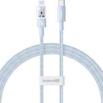 Baseus Gem USB-C zu iP Schnellladekabel 1 m 20 W Blau (P10373001311-00)
