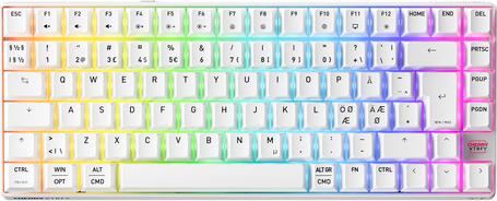 CHERRY K33 COMPACT FS WIRELESS KEYBOARD WHITE PAN-NORDIC (G8D-24030PAAPN-0)