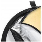 Mantona 18082 Fotostudio-Reflektor Rund Schwarz (18082)