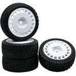 Reely 1:10 Straßenmodell, Sportwagen, Rally Kompletträder Rally RA Weiß 4 St. (RE-7868706)