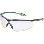 UVEX Arbeitsschutz sportstyle planet 9193395 Schutzbrille inkl. UV-Schutz Grau Grün EN 166 2001 (9193395)