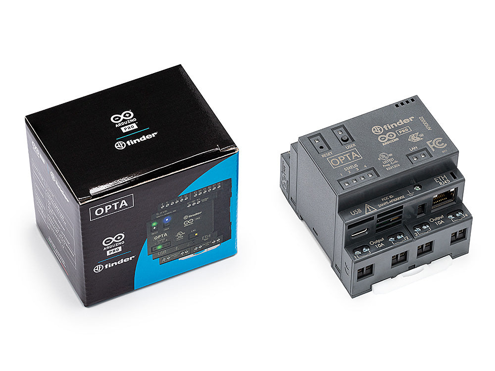 Arduino Opta WiFi SPS-Kommunikationsmodul 12 V/DC, 24 V/DC Schwarz