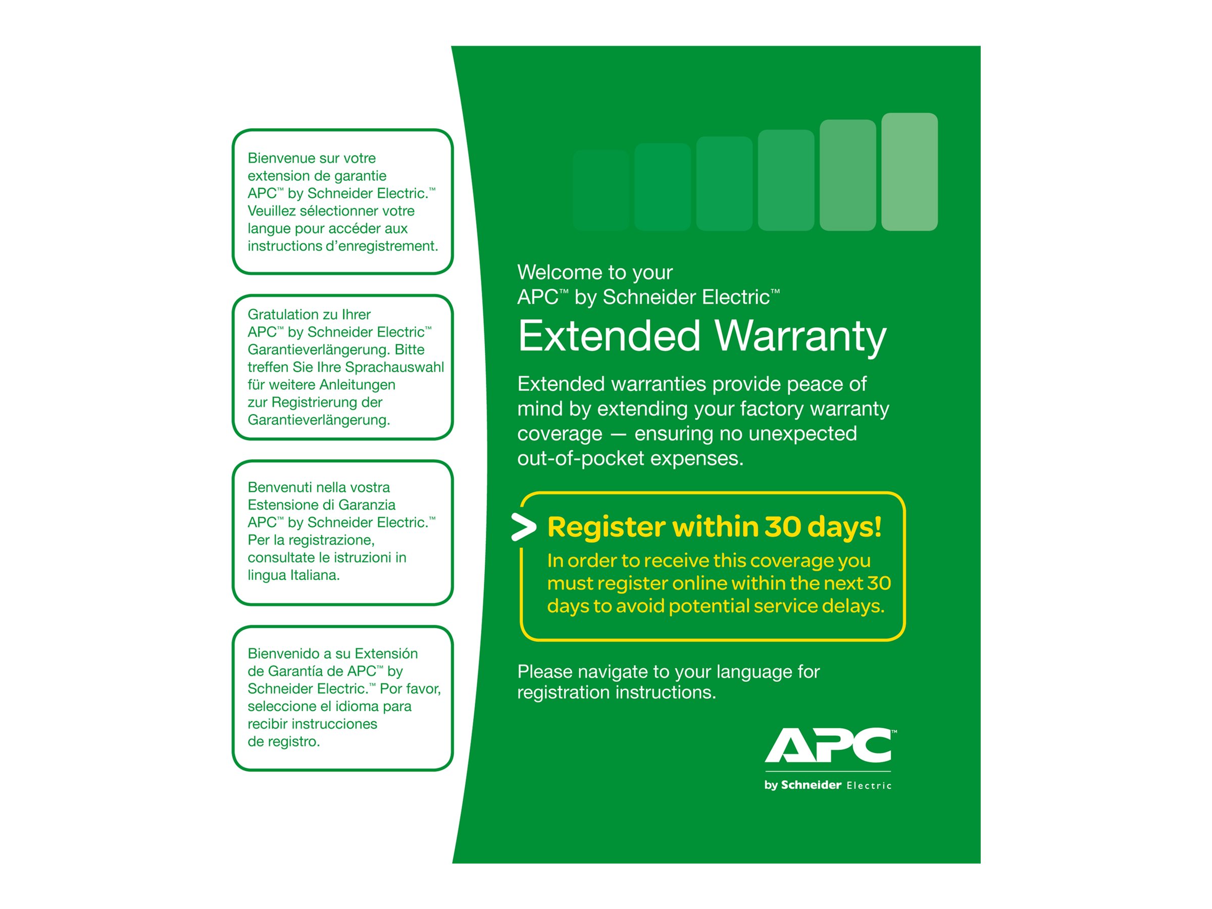 APC WBEXTWAR1YR-NB-02 Garantieverlängerung 1 Jahr für NetBotz 2-Serie