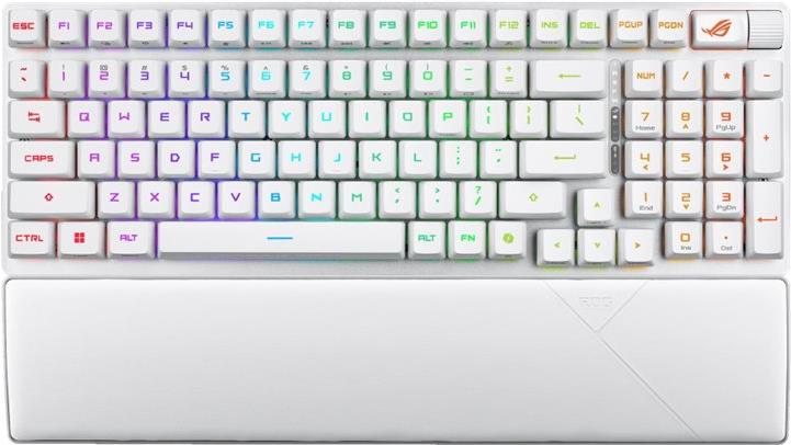 Asus Tastatur ROG Strix Scope II 96 RX Wireless WHT (90MP03S0-BKDA30)