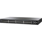 Cisco 220 Series SG220-50 - Switch - managed - 48 x 10/100/1000 + 2 x Kombi-Gigabit-SFP - Desktop, an Rack montierbar