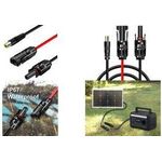 LogiLink Solar-Adapterkabel, schwarz/rot, 1,8 m Anschluss 1: DC7909 Stecker, Anschluss 2: 2x MC4-Konnektor - 1 Stück (PHC0401)