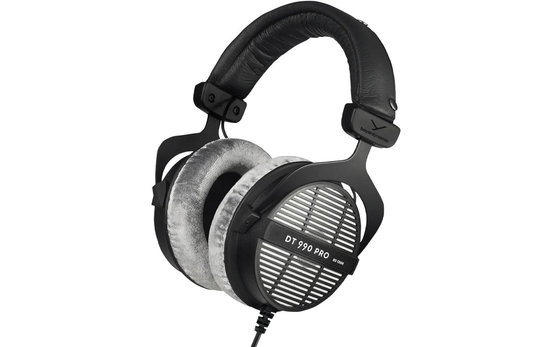 Beyerdynamic DT 990 PRO 80 Ohm Over-Ear Studio-Kopfhörer Schwarz, Silber