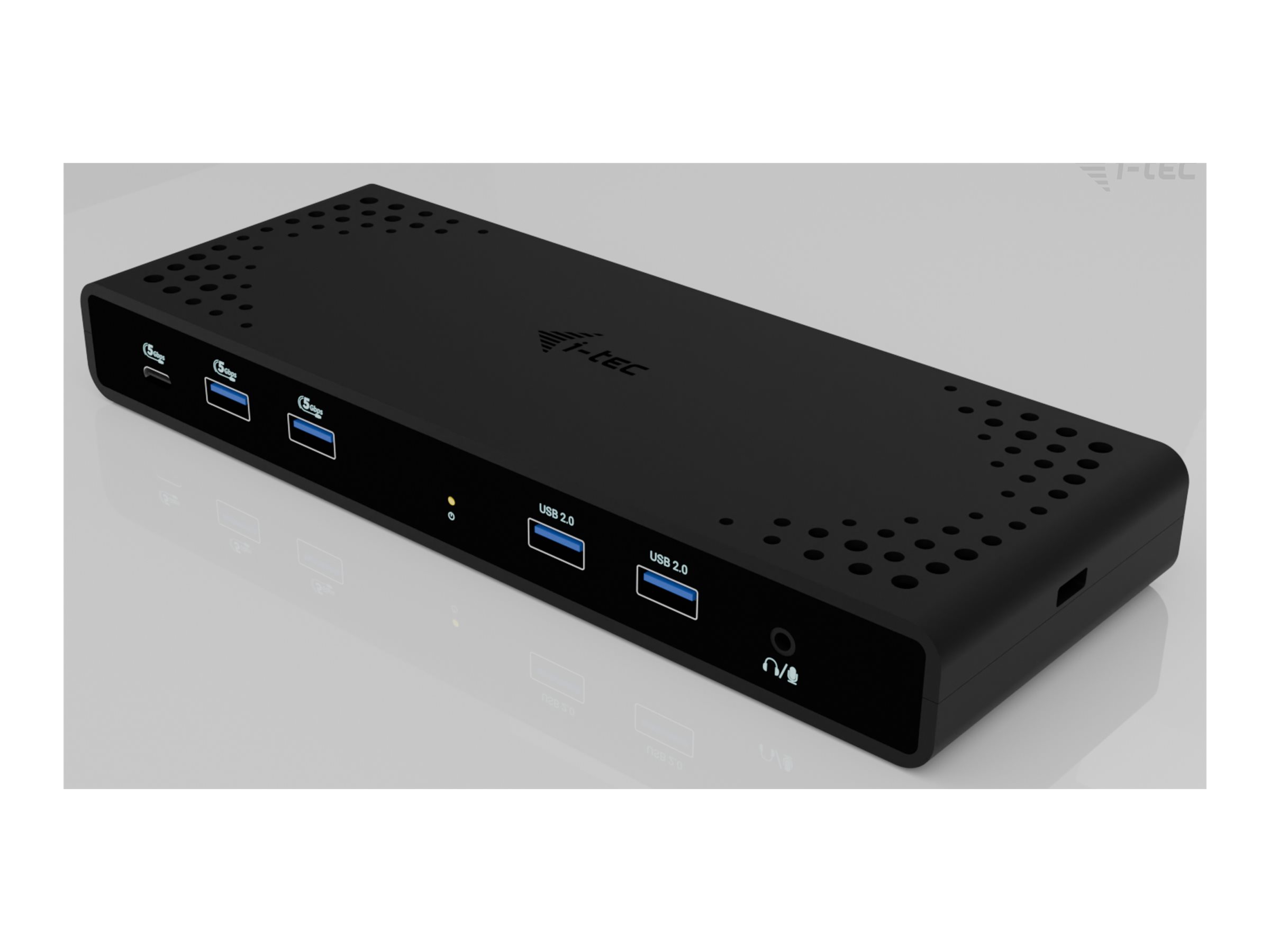i-tec CADUA4KDOCKPDB Universal Dual 4K Display Docking Station Power Delivery 85W Schwarz