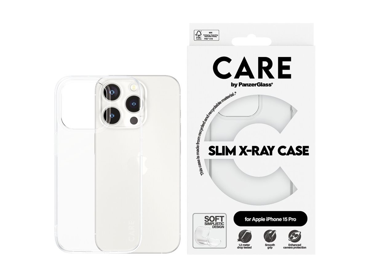 PanzerGlass CARE by PanzerGlass X-Ray Schutzhülle für iPhone 15 Pro Durchsichtig