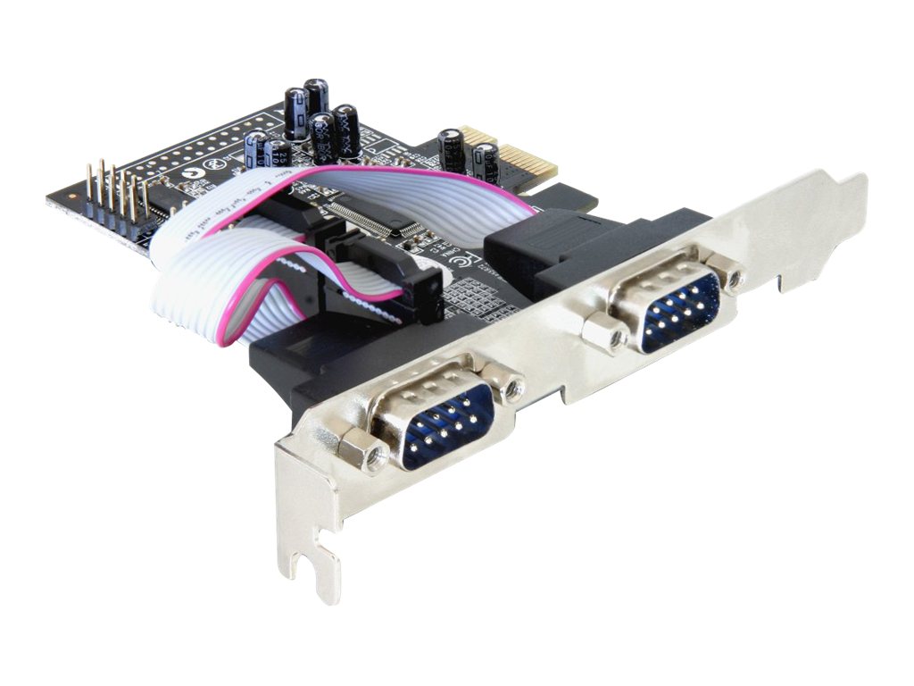 Delock 4 x Serial PCI Express Card RS-232 Silber