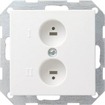 GIRA Einsatz Lautsprecher-Steckdose System 55, Standard 55, E2, Event, Event Klar, Event Opak, Esprit, ClassiX Sauber-W (040203)