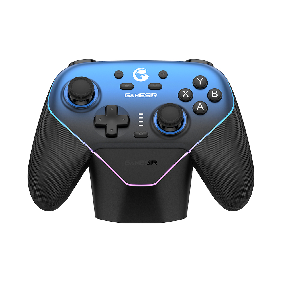 GameSir Super Nova Gamepad Bluetooth/RF/USB für Nintendo, Android, iOS, Xbox, PC Nightfall Blue