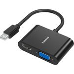 Hama Classic Line Video-Adapter, 2in1, Mini-DisplayPort-St. - VGA & HDMI™-Buchse, Ultra-HD 4K (00300086)