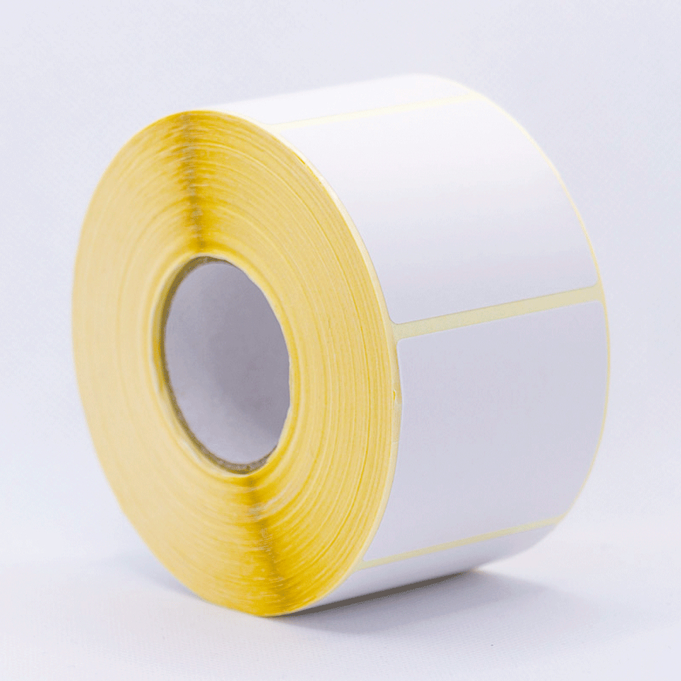 Brother BDH-1J050055-127 Thermodirekt-Etiketten 55 x 50 mm 8000 Stück Weiß