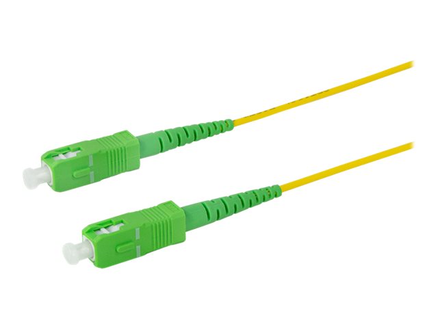 LogiLink Professional FPSLC15 LWL-Patchkabel 15 m LC/APC Gelb