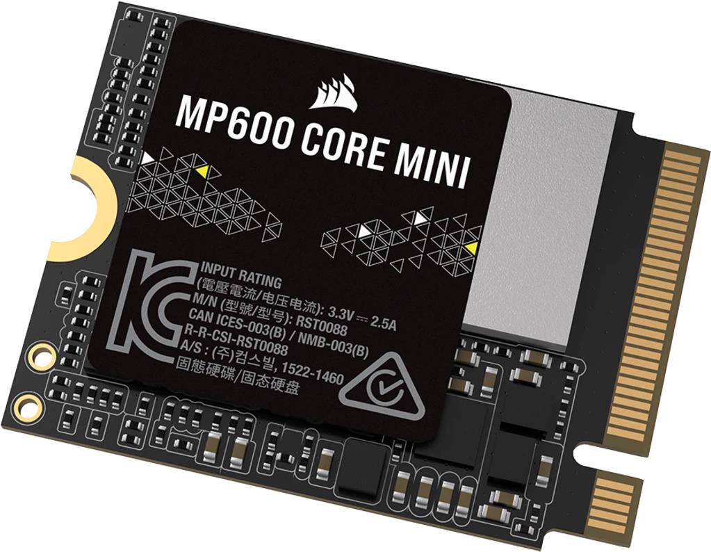 Corsair MP600 Mini M.2 1 TB PCI Express 4.0 QLC 3D NAND NVMe (CSSD-F1000GBMP600CMN)