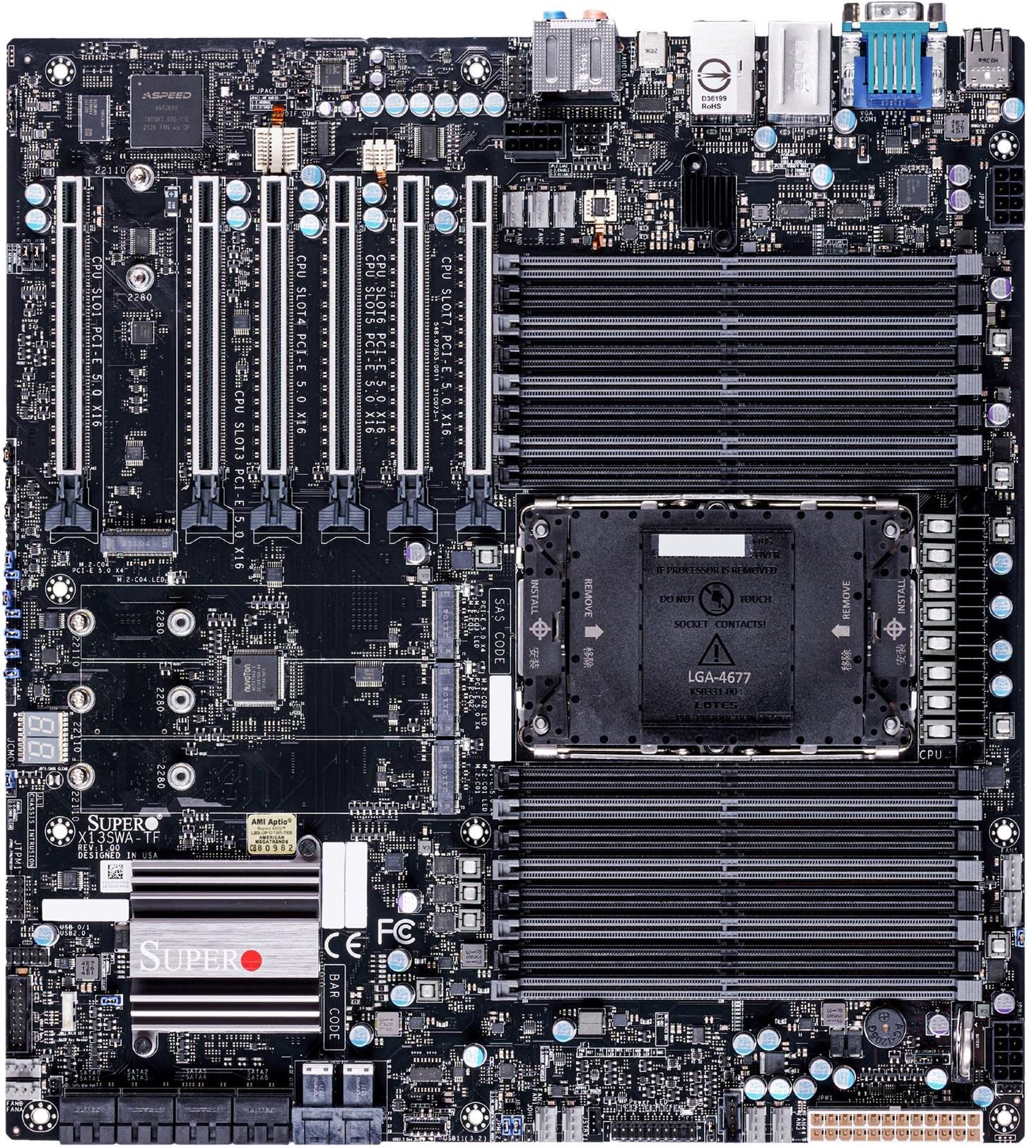 Supermicro Inc. X13SWA-TF-B (Bulk) (MBD-X13SWA-TF-B)