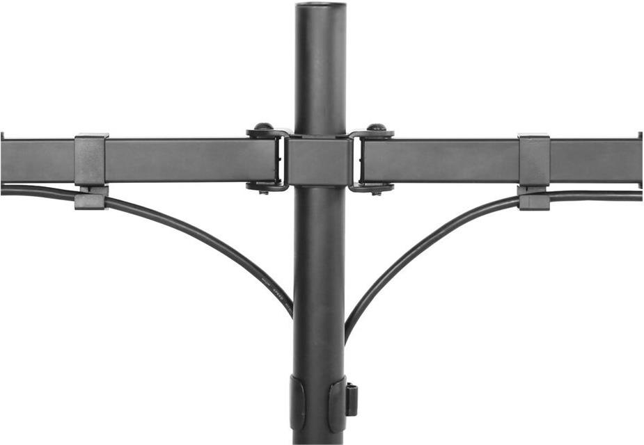 Neomounts FPMA-D550DD 2fach Monitor-Tischhalterung 10"-32" Schwenkbar, Neigbar, Rotierbar Schwarz