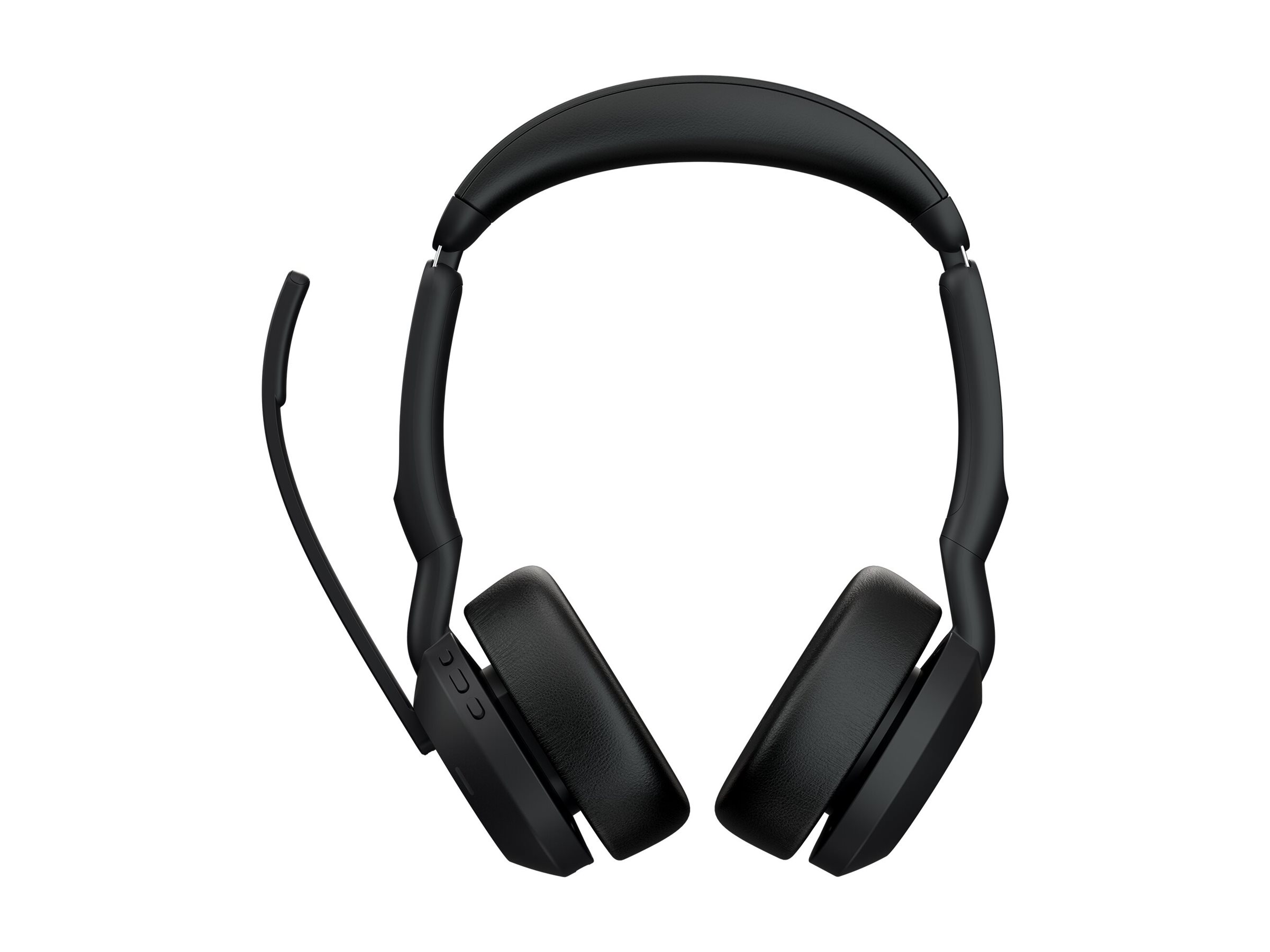 Jabra Evolve2 55 MS Stereo On-Ear Headset Kabellos ANC USB-A Schwarz