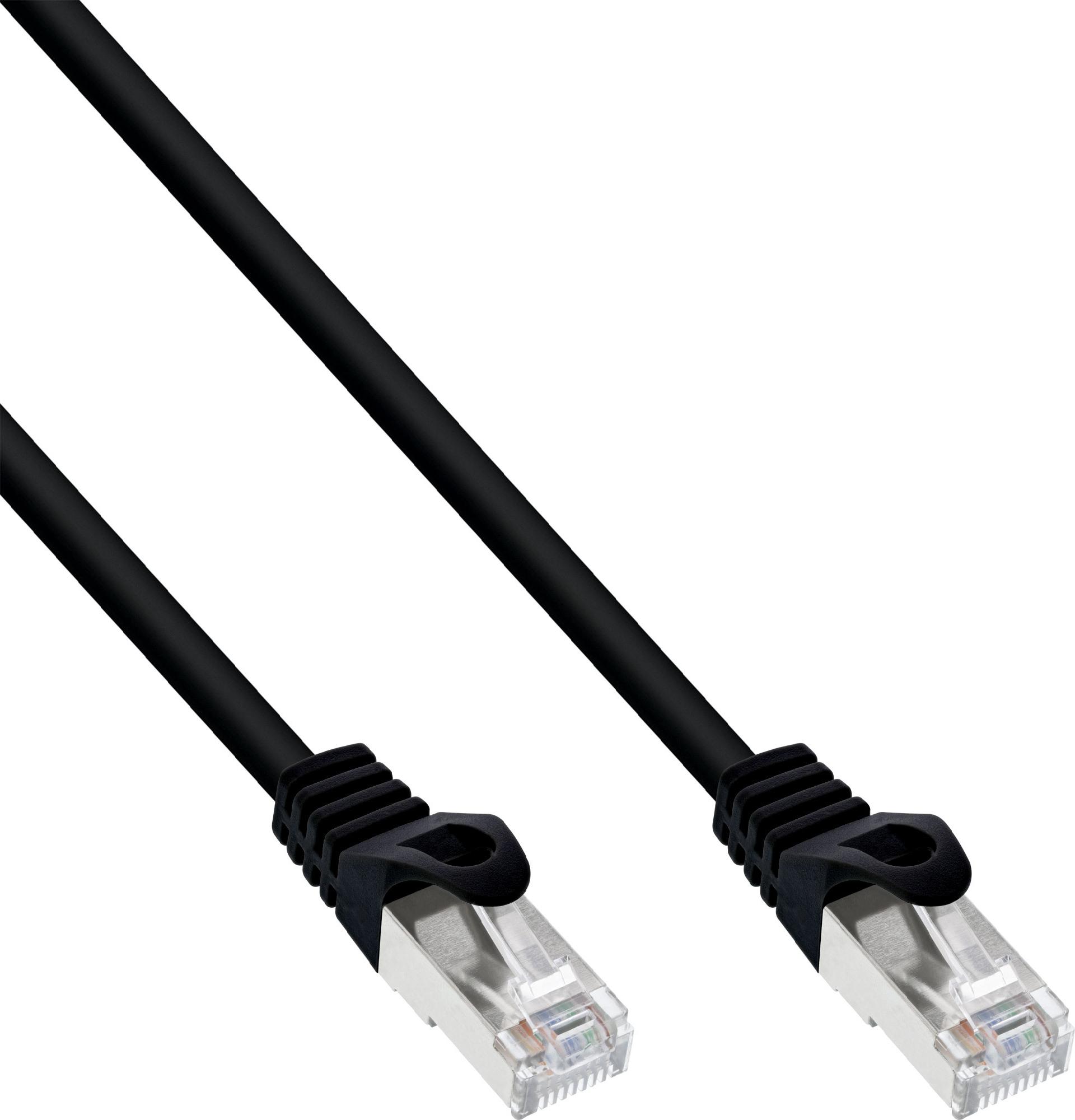 InLine Patchkabel Cat.5e S-FTP RJ-45 3m Schwarz