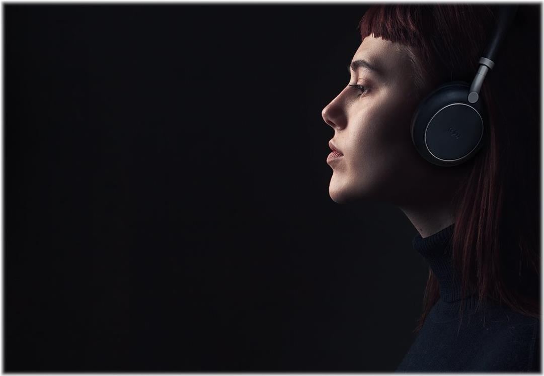 Yealink BH76 Headset On-Ear Bluetooth 40 h Ladestation Schwarz