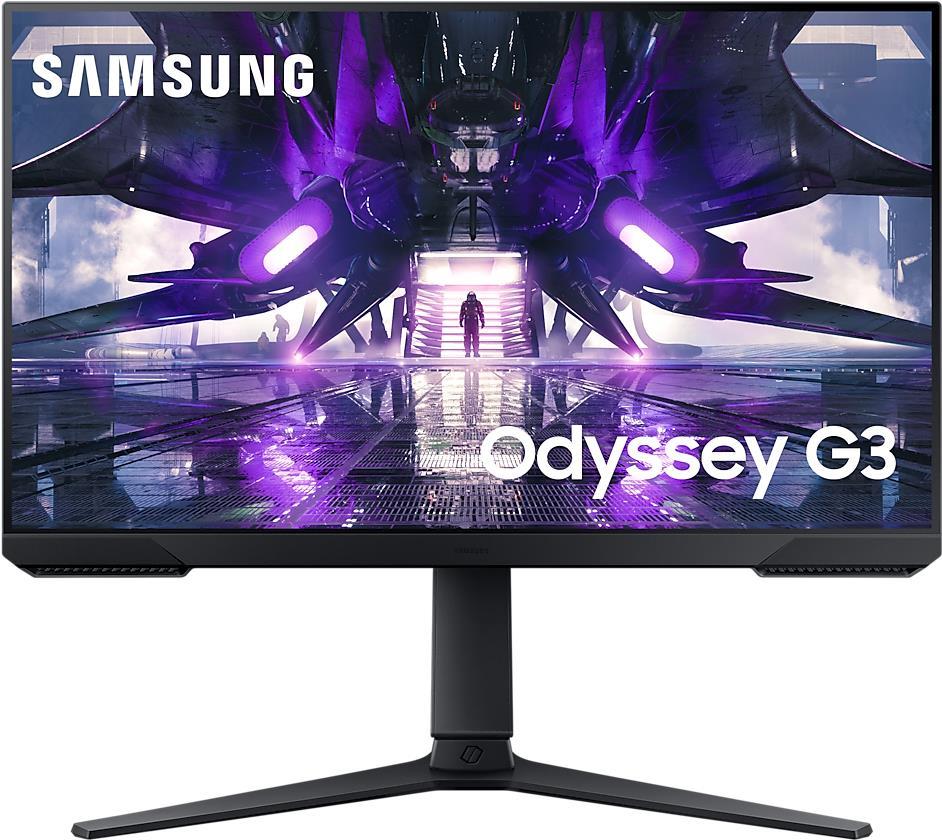 Samsung Odyssey Gaming G3 S24AG324NU, Gaming-Monitor - (61 cm(24" ), schwarz, FullHD, VA, AMD Free-Sync, 144Hz Panel) [Energieklasse E] (LS24AG322NUXEN)