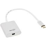 InLine 64105S 0.2m USB C Mini DisplayPort Silber Videokabel-Adapter (64105S)