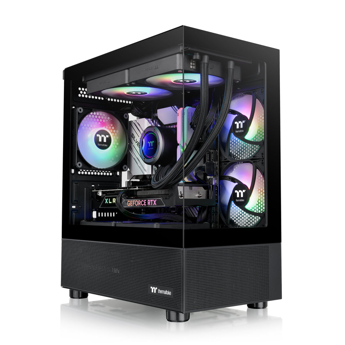 Thermaltake View 170 TG ARGB Micro-Case Schwarz